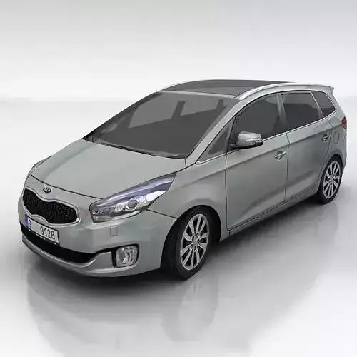 Kia Carens Low-poly 3D model