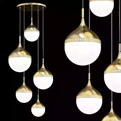 Untitled four balls hanging from chain