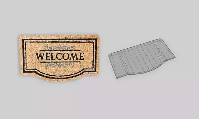 Doormat I PBR I Subdiv - Ready