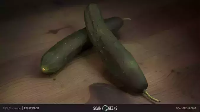 Cucumber - Photogrammetry Asset 3D PhotoScan