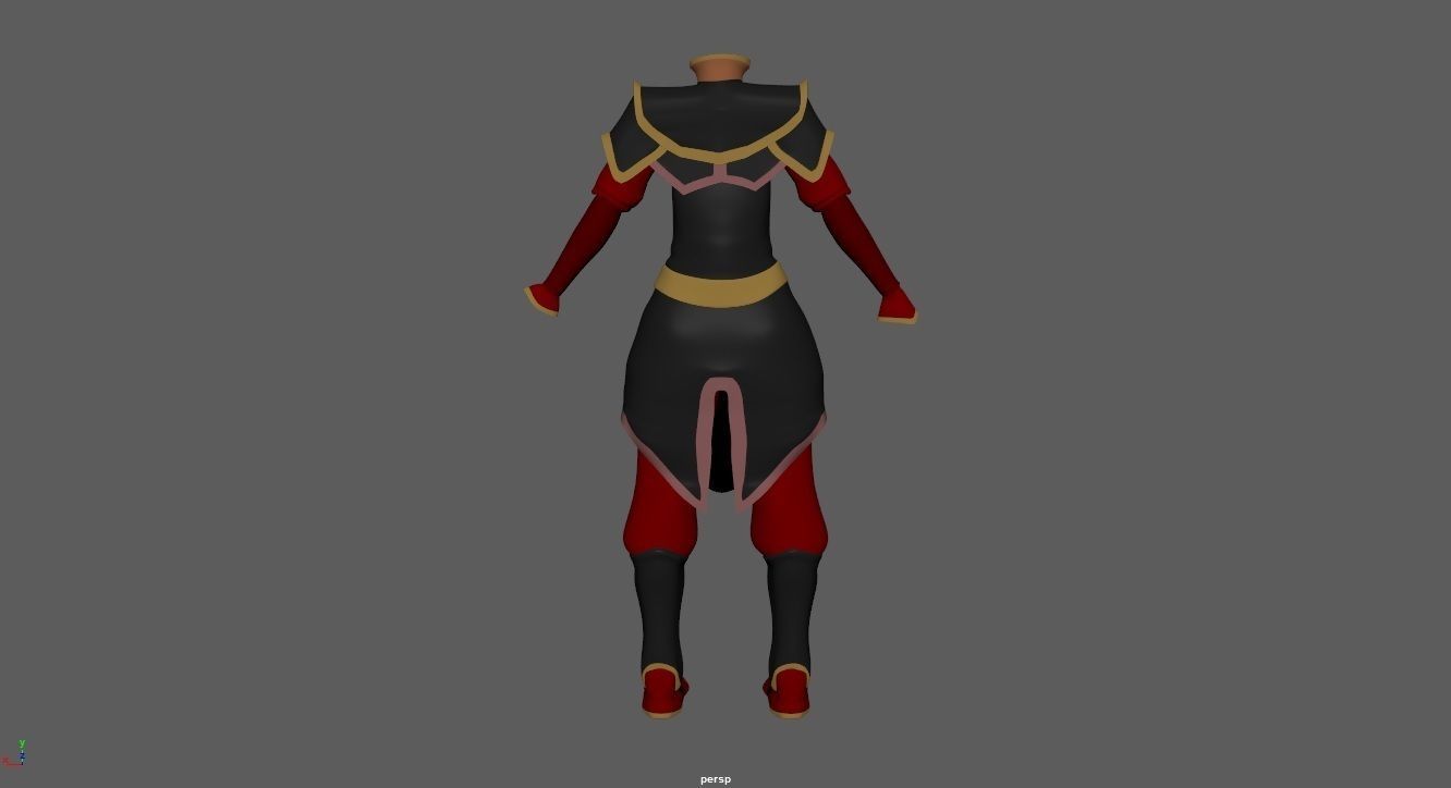 Clothes for Avatar Character Free low-poly 3D model_3