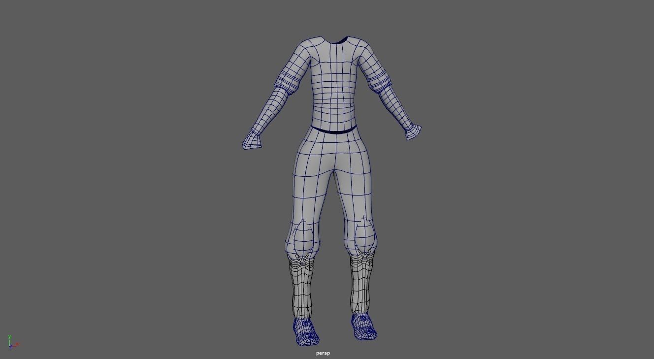 Clothes for Avatar Character Free low-poly 3D model_7