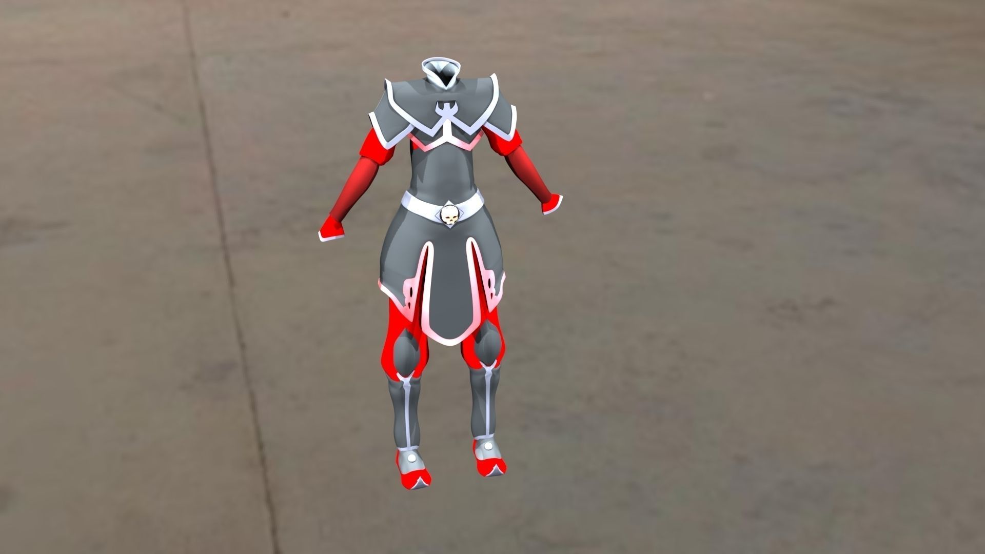 Clothes for Avatar Character Free low-poly 3D model_1