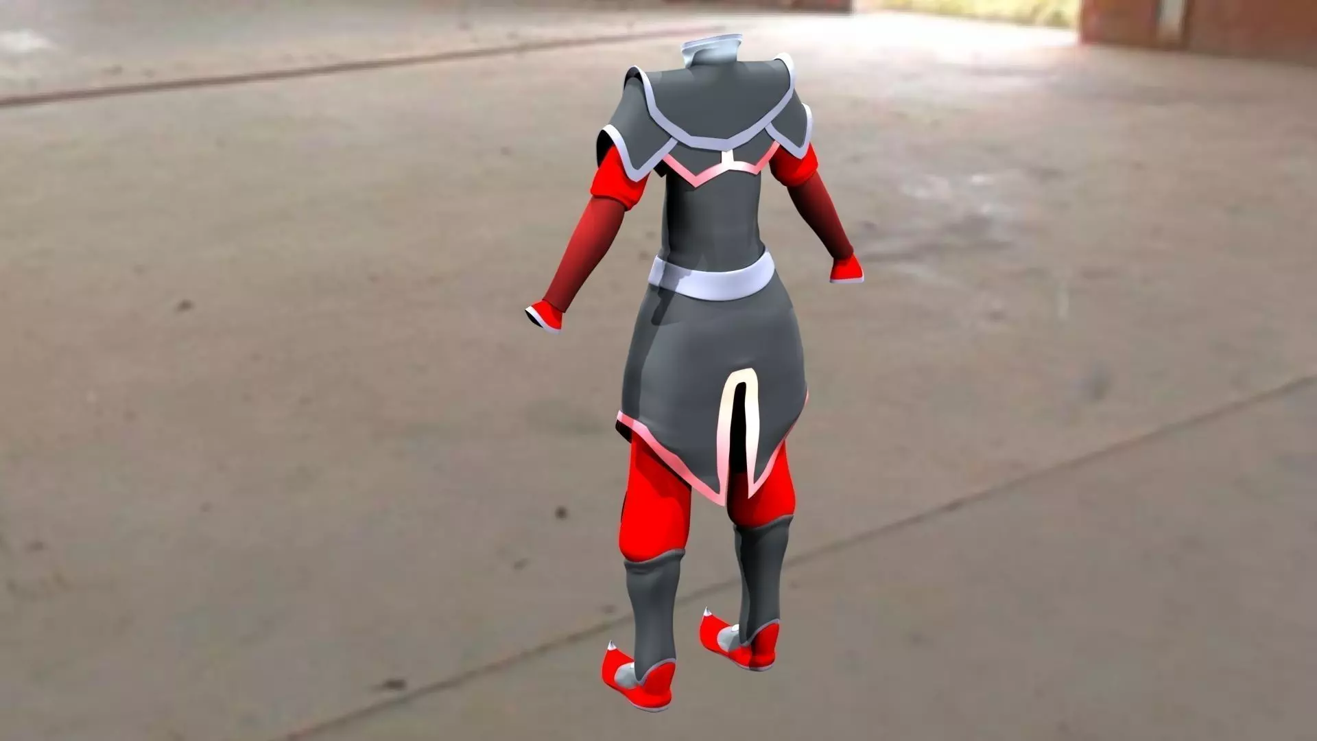 Clothes for Avatar Character Free low-poly 3D model_0