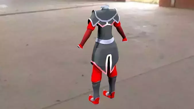 Clothes for Avatar Character Free low-poly 3D model