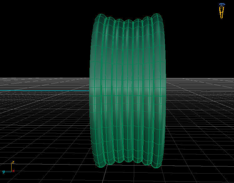 Wired 3d printable model ring 3D print model_7