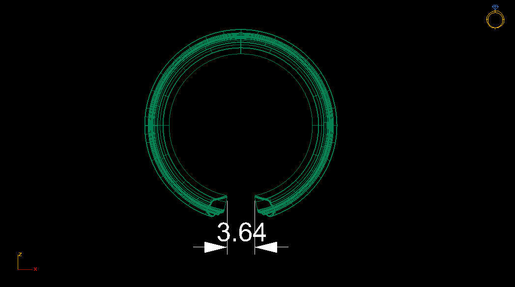 Wired 3d printable model ring 3D print model_9