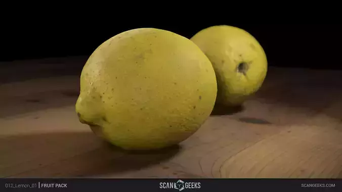 Lemon - Photogrammetry Asset 3D PhotoScan