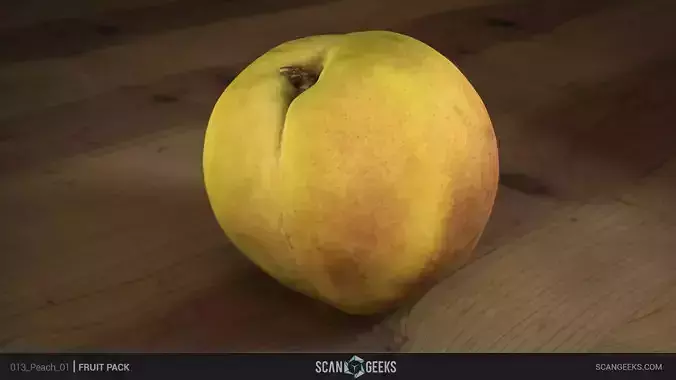 Peach - Photogrammetry Asset 3D PhotoScan