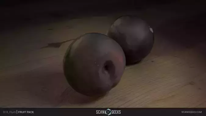 Plum - Photogrammetry Asset 3D PhotoScan