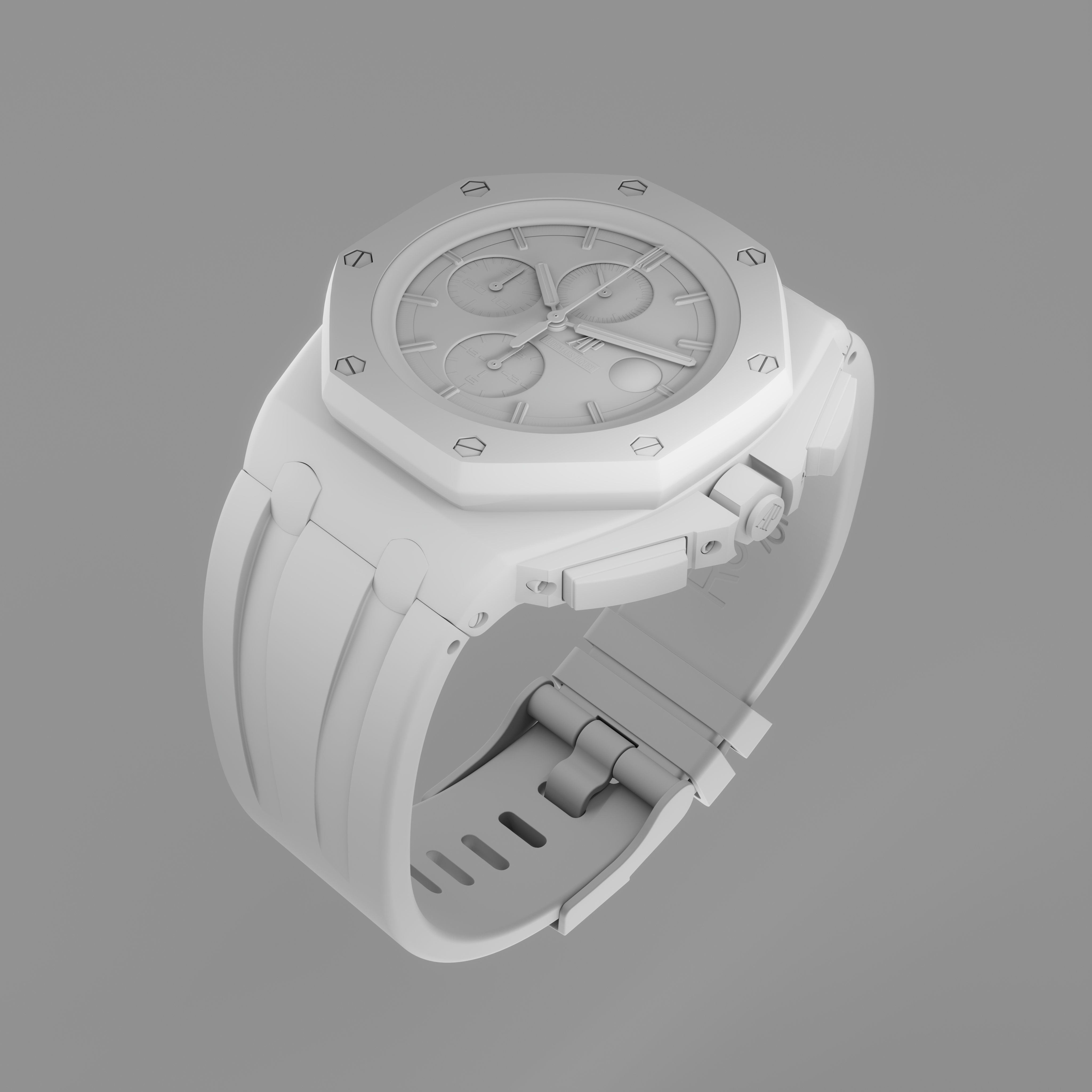 Audemars Piguet - Royal Oak Offshore 3D model_1