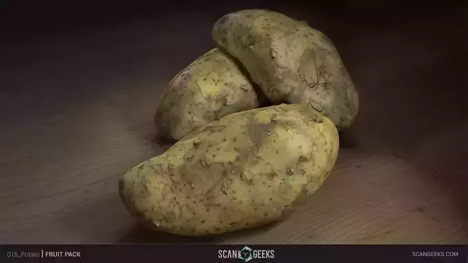 Potato - Photogrammetry Asset 3D PhotoScan