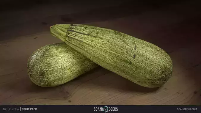Zucchini - Photogrammetry Asset 3D PhotoScan