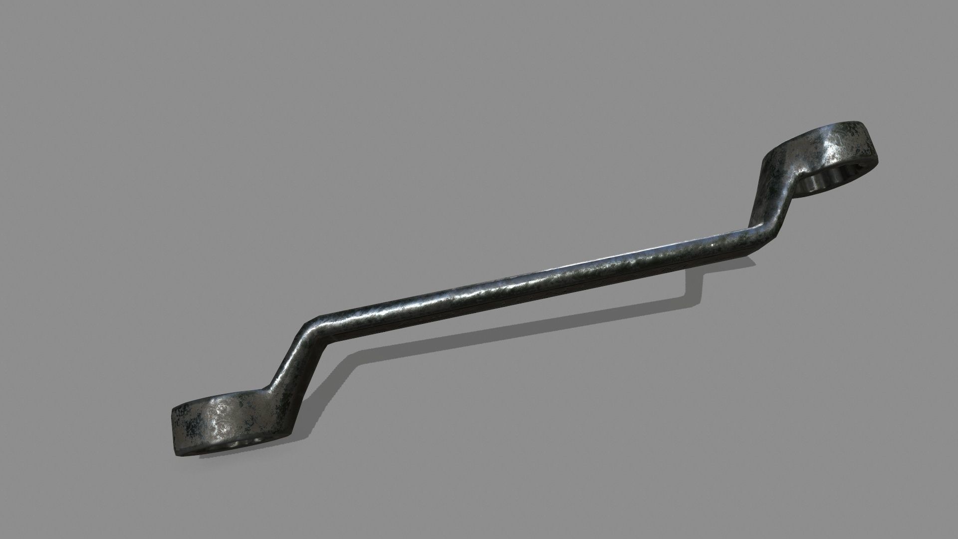 wrench ratchet Low-poly 3D model_2