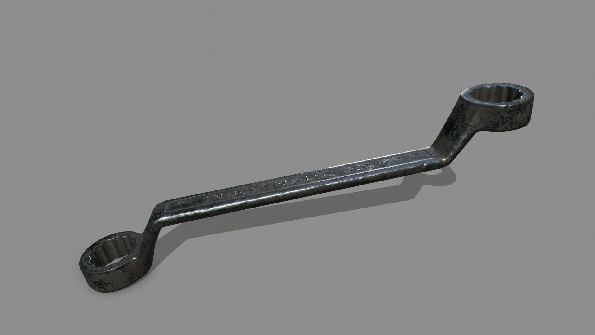 wrench ratchet Low-poly 3D model_6