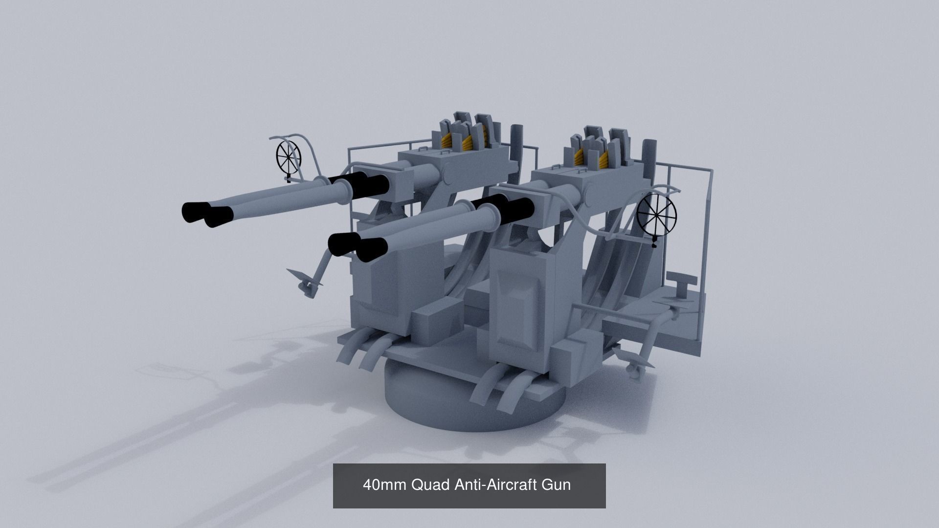 Navy Guns Pack 3D Model Collection_2