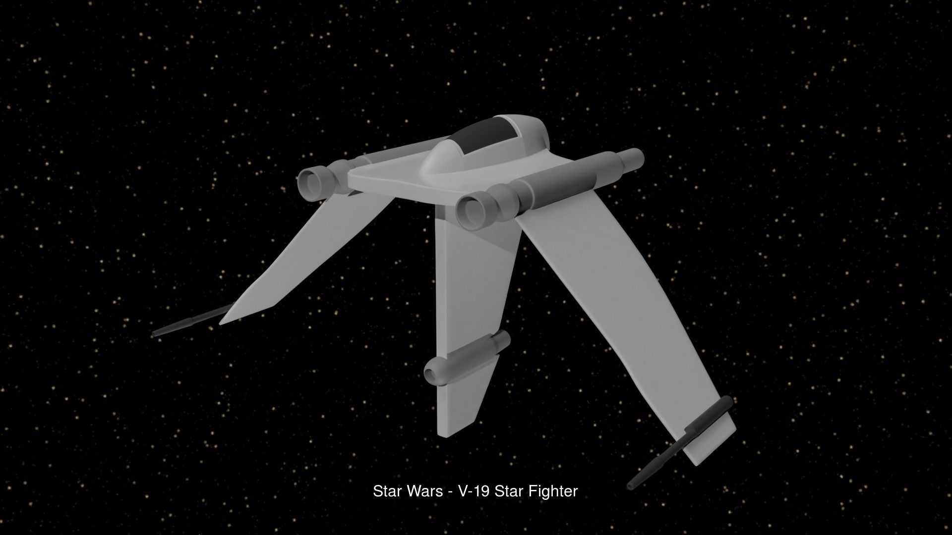 Pack of Star Wars Spaceships 3D Model Collection_2