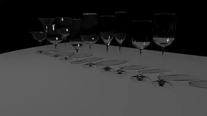 Wine glasses set