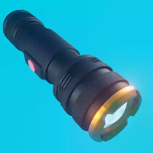torch flashlight 3D model