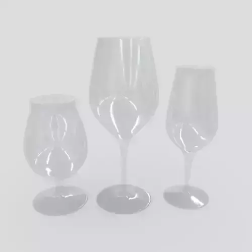Glass Set three glasses