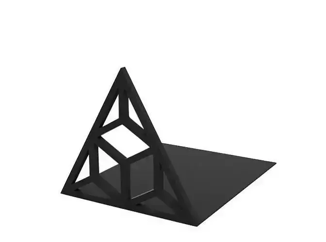 Bookend triangle book holder