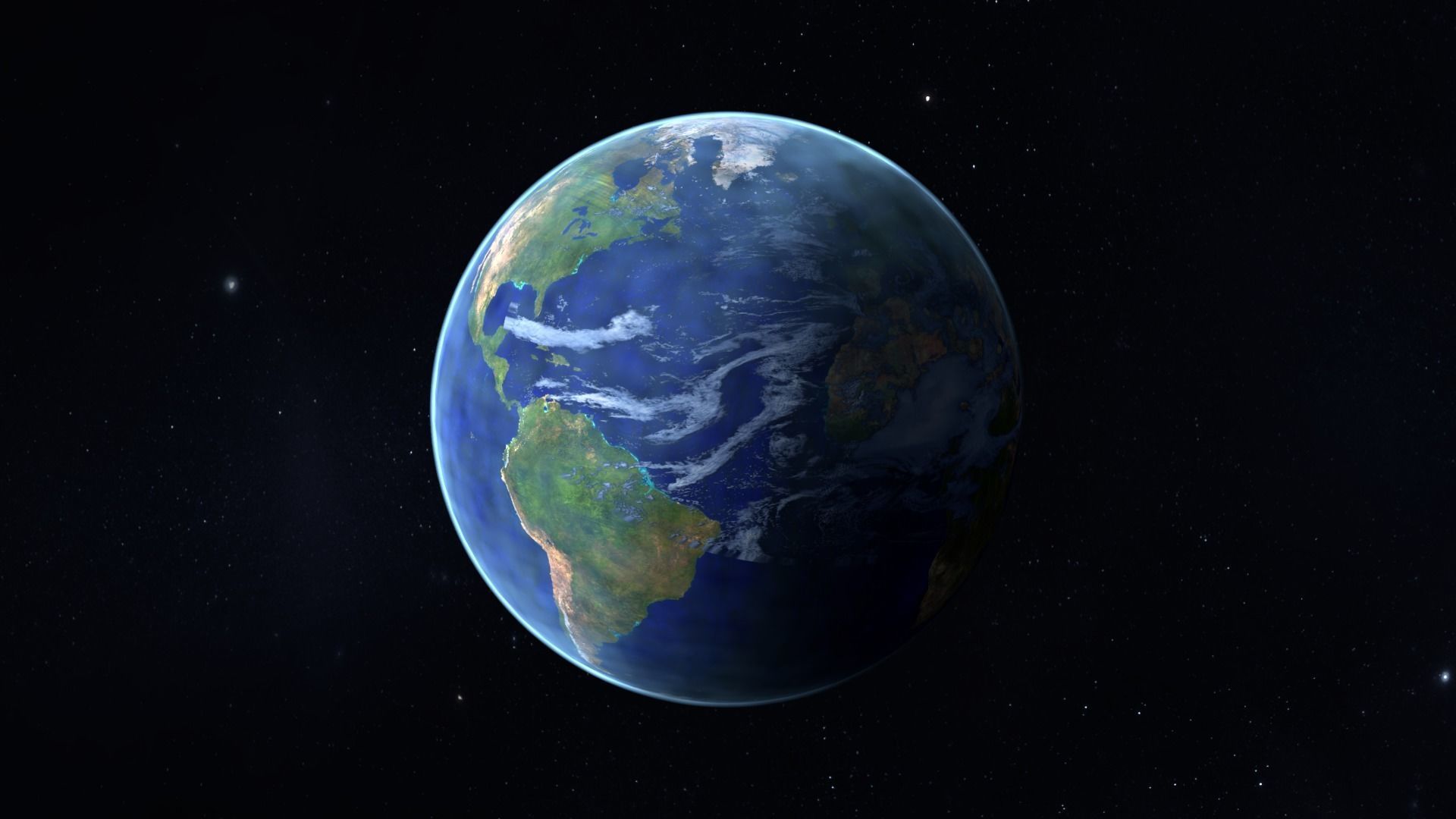 Planet Earth Realistic  3D Model 3D model_13