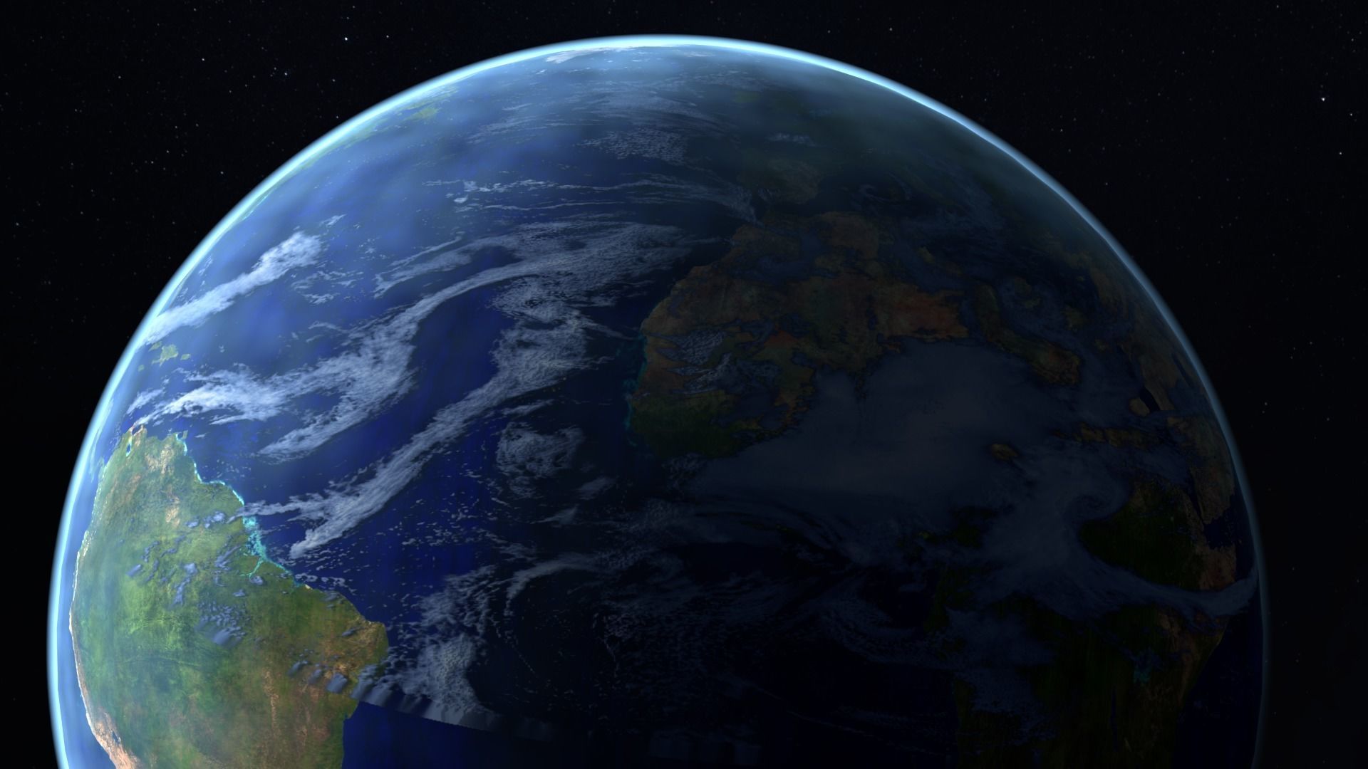 Planet Earth Realistic  3D Model 3D model_3