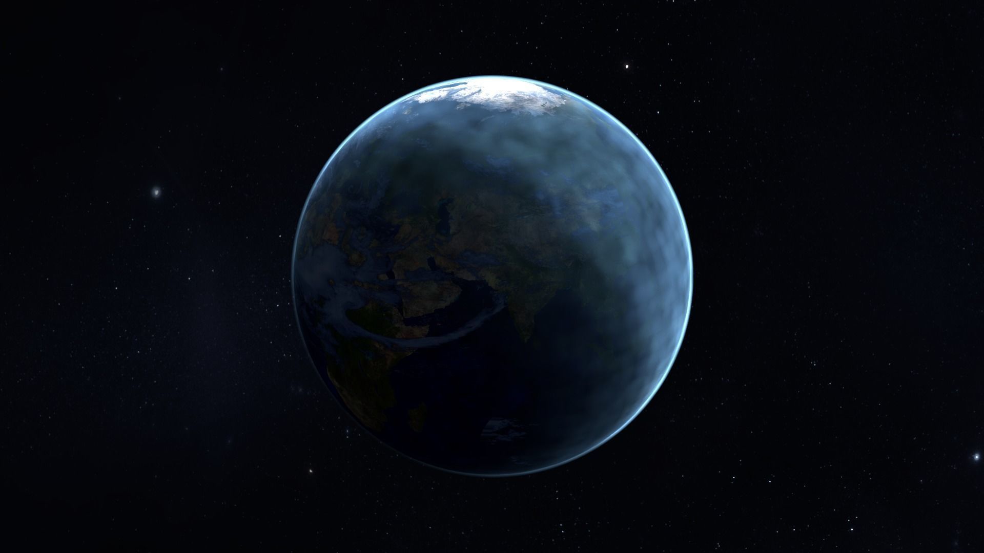 Planet Earth Realistic  3D Model 3D model_8