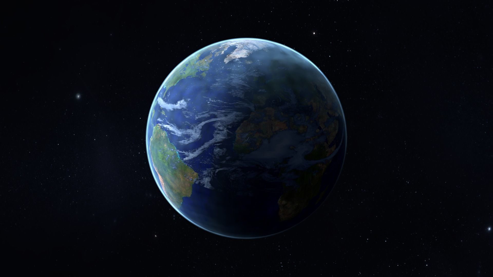 Planet Earth Realistic  3D Model 3D model_11