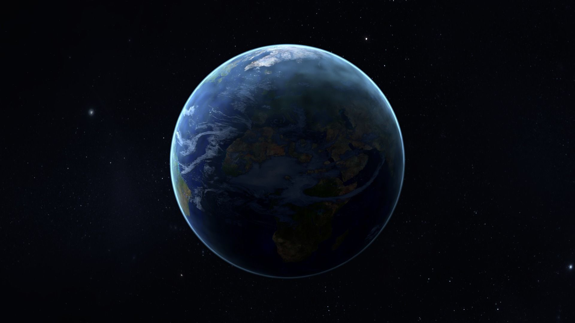 Planet Earth Realistic  3D Model 3D model_10