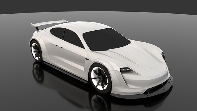 Porsche Mission-e Taycan Bodykit V2 3D model