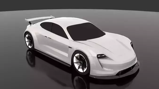 Porsche Mission-e Taycan Bodykit V2 3D model