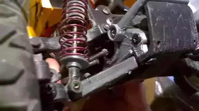 Hot Bodies Minizilla front bulkhead and parts