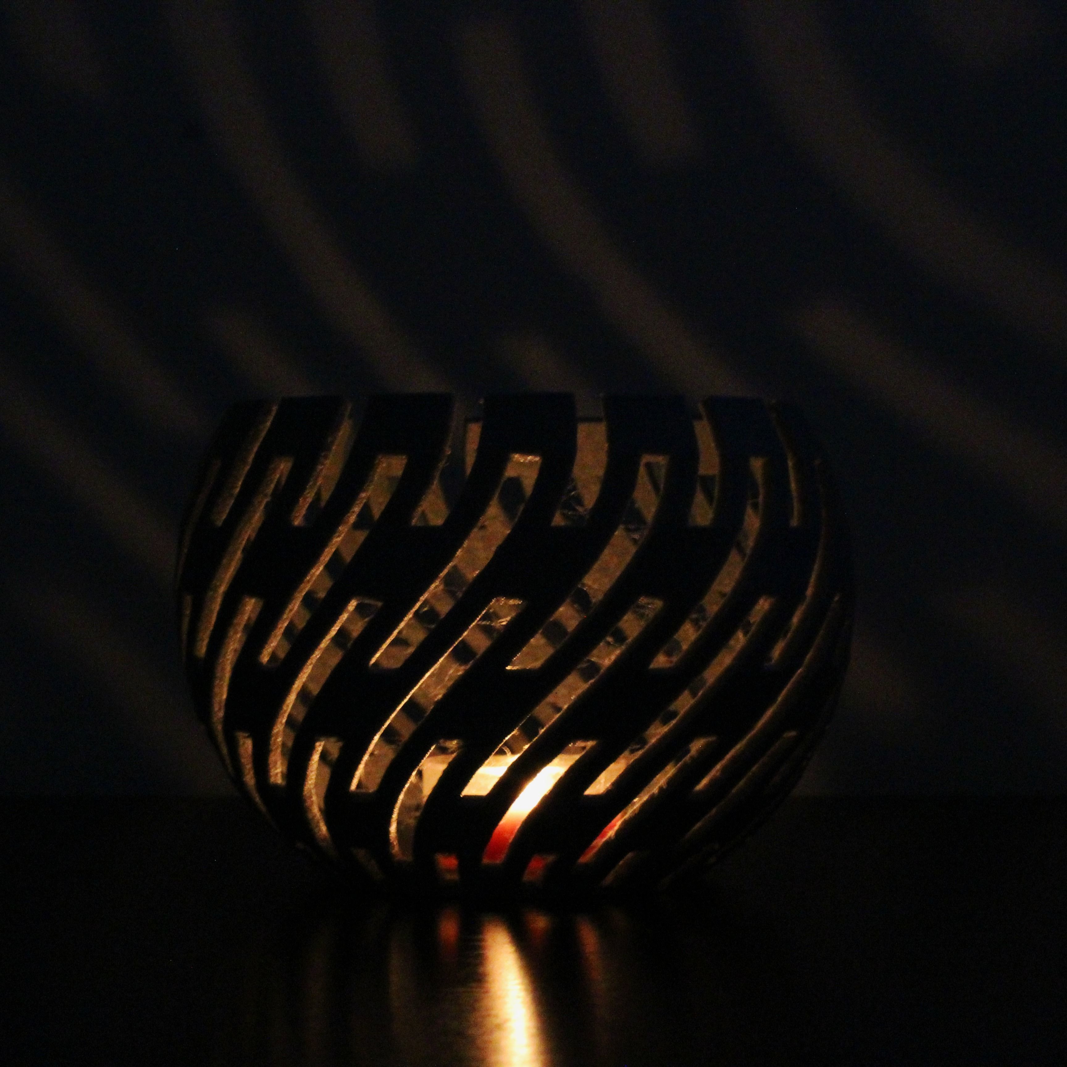 House decoration - Tea Light Holder 3D print model_1