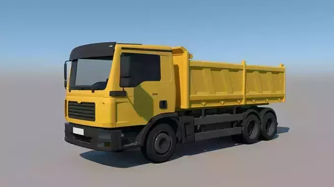 Rigged Lorry Model