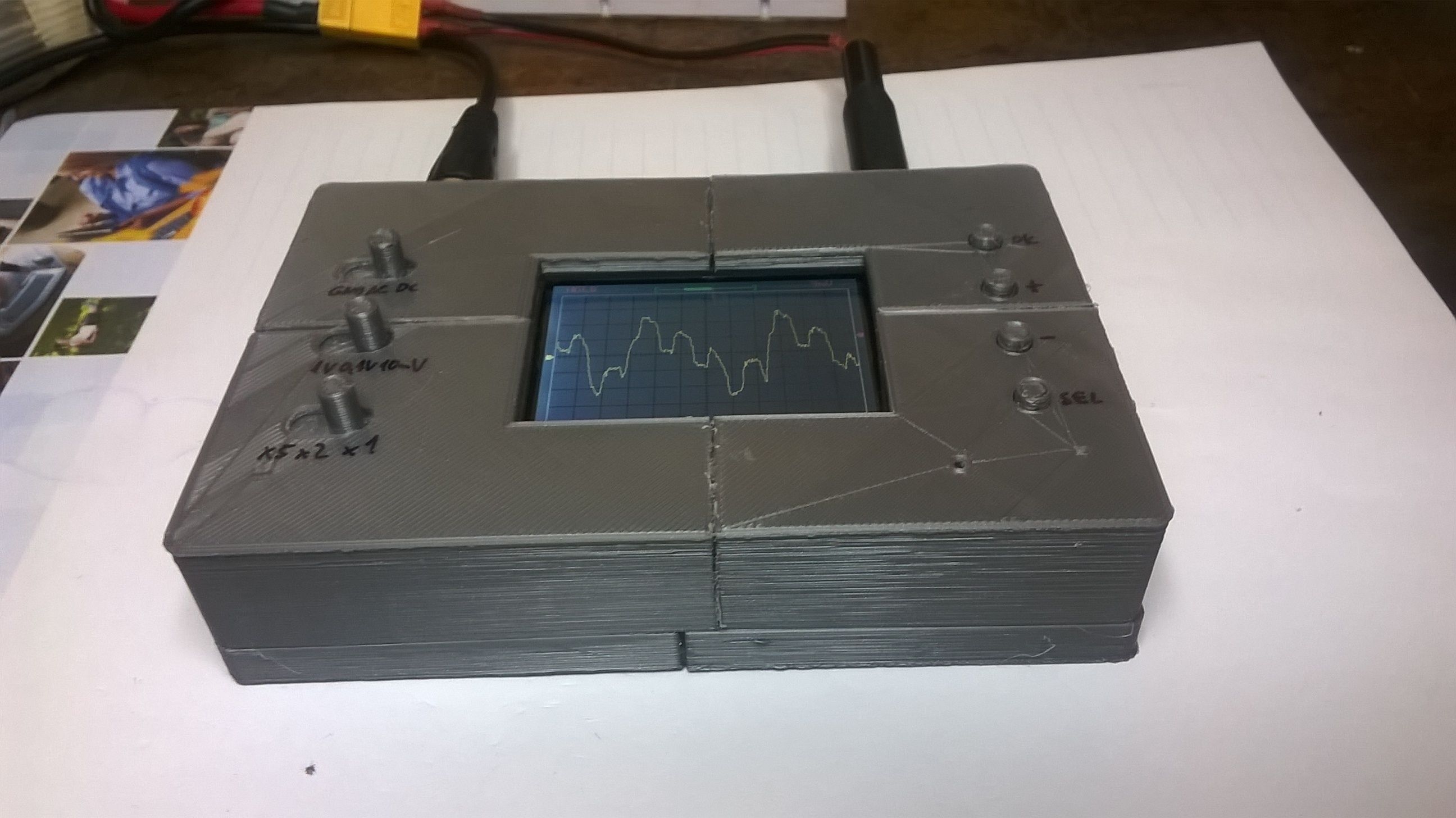 Cover for DSO 138 oscilloscope DIY kit Free 3D print model_1