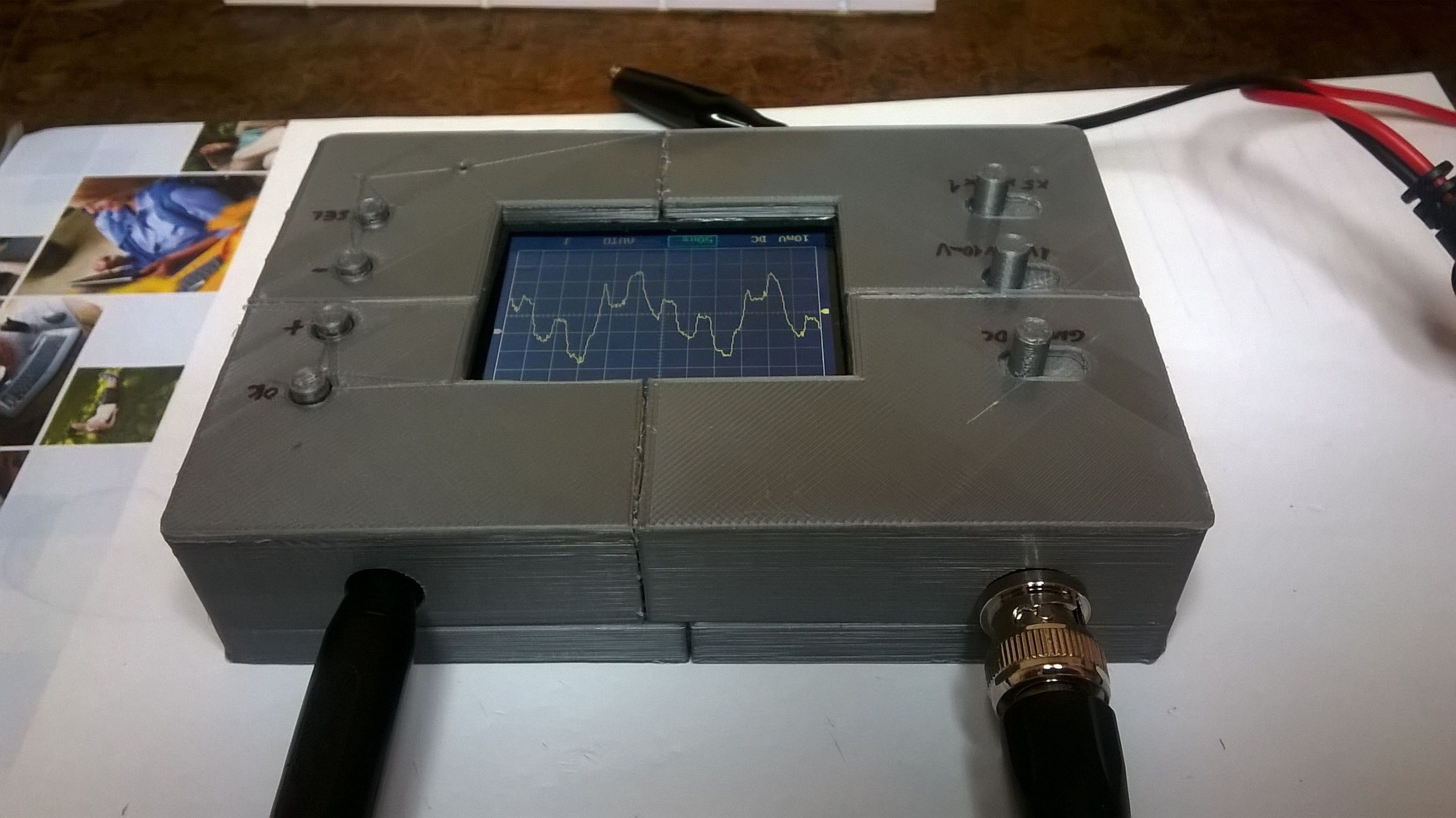 Cover for DSO 138 oscilloscope DIY kit free 3D Model 3D printable .stl