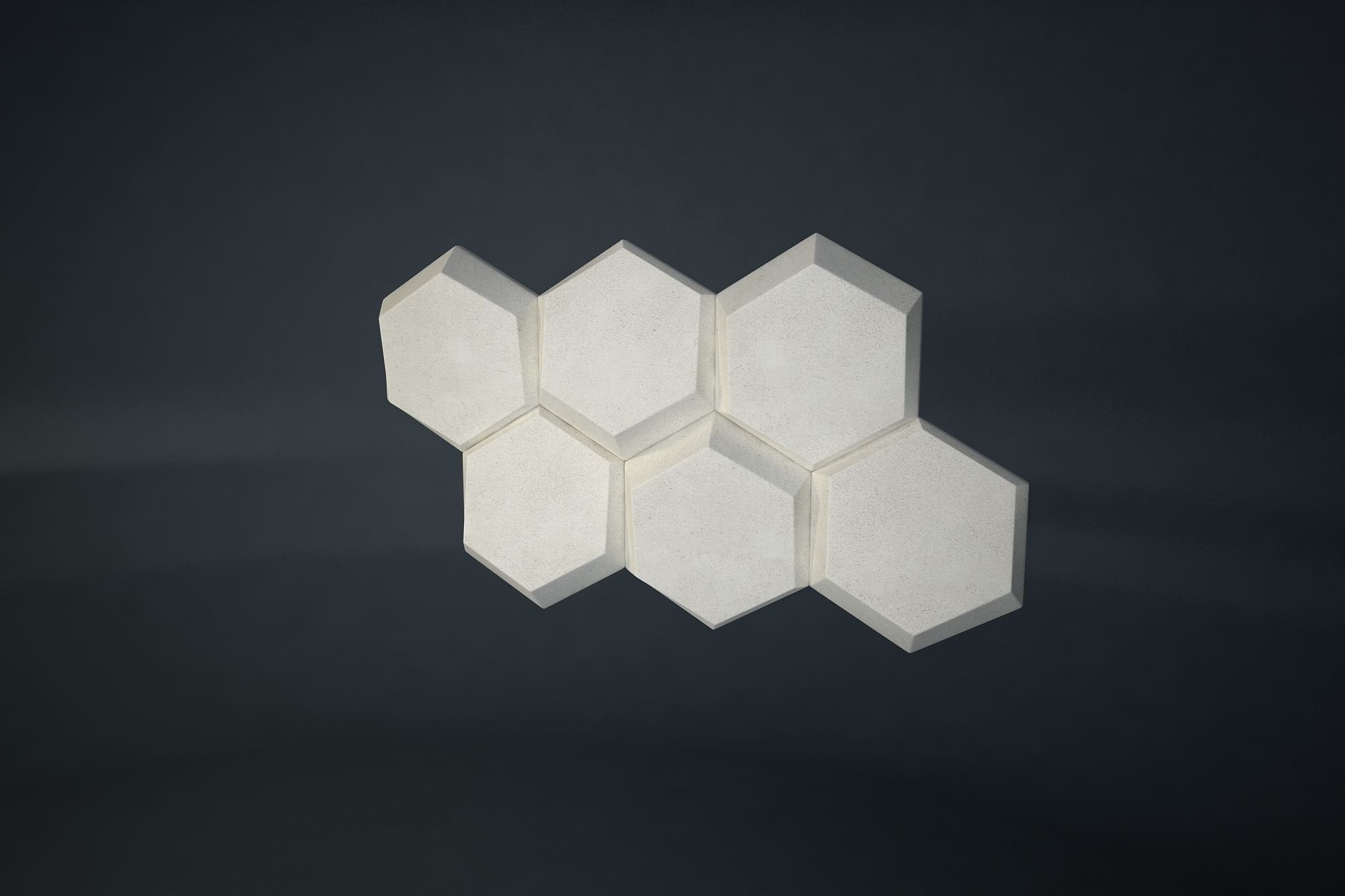 01 HEXAGON MOSAIC PATTERN WALL 3D model_10