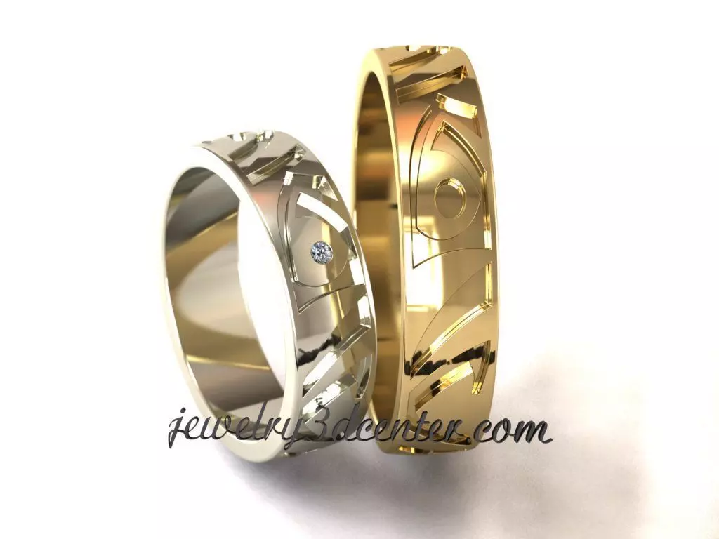 wedding ring obr 57 3D print model