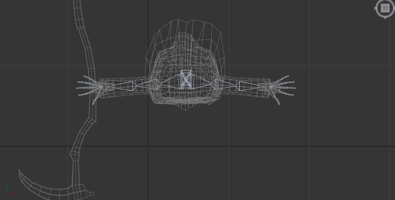 Lowpoly Polygon Grim Reaper Character Low-poly 3D model_17