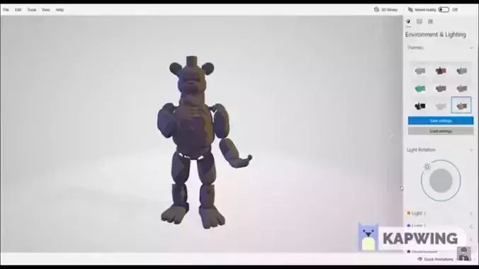 Classic Freddy Fazbear 3D model