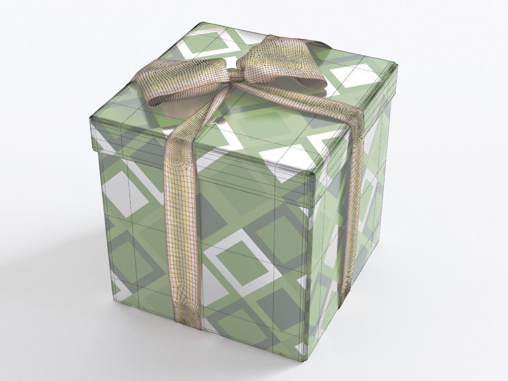 Gift boxes with bows part 1 3D model_15
