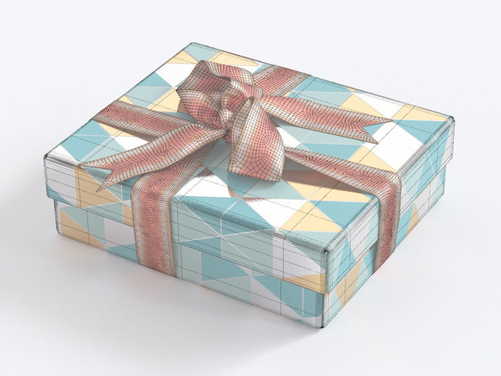 Gift boxes with bows part 1 3D model_18