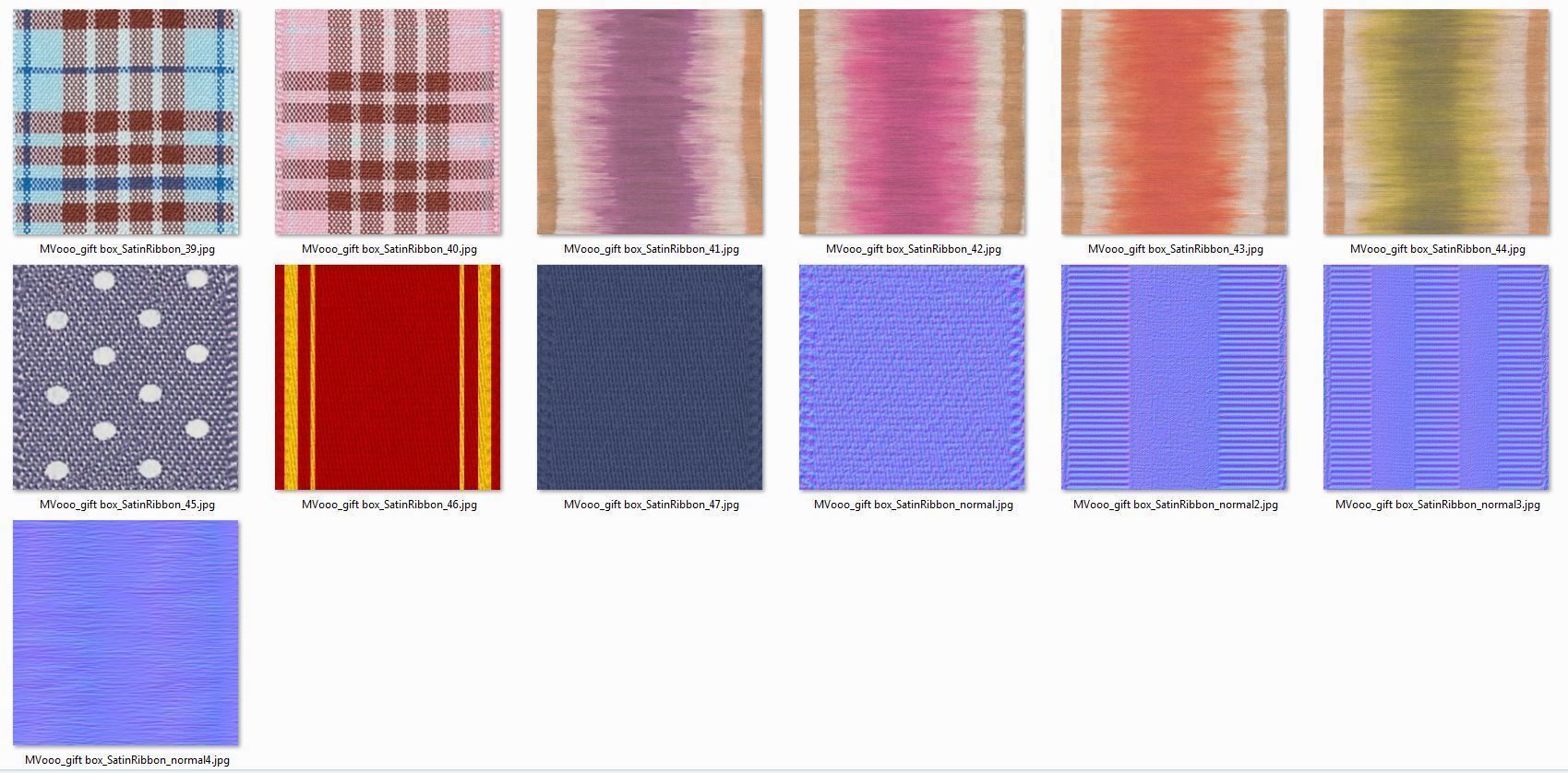 Gift boxes with bows part 1 3D model_33