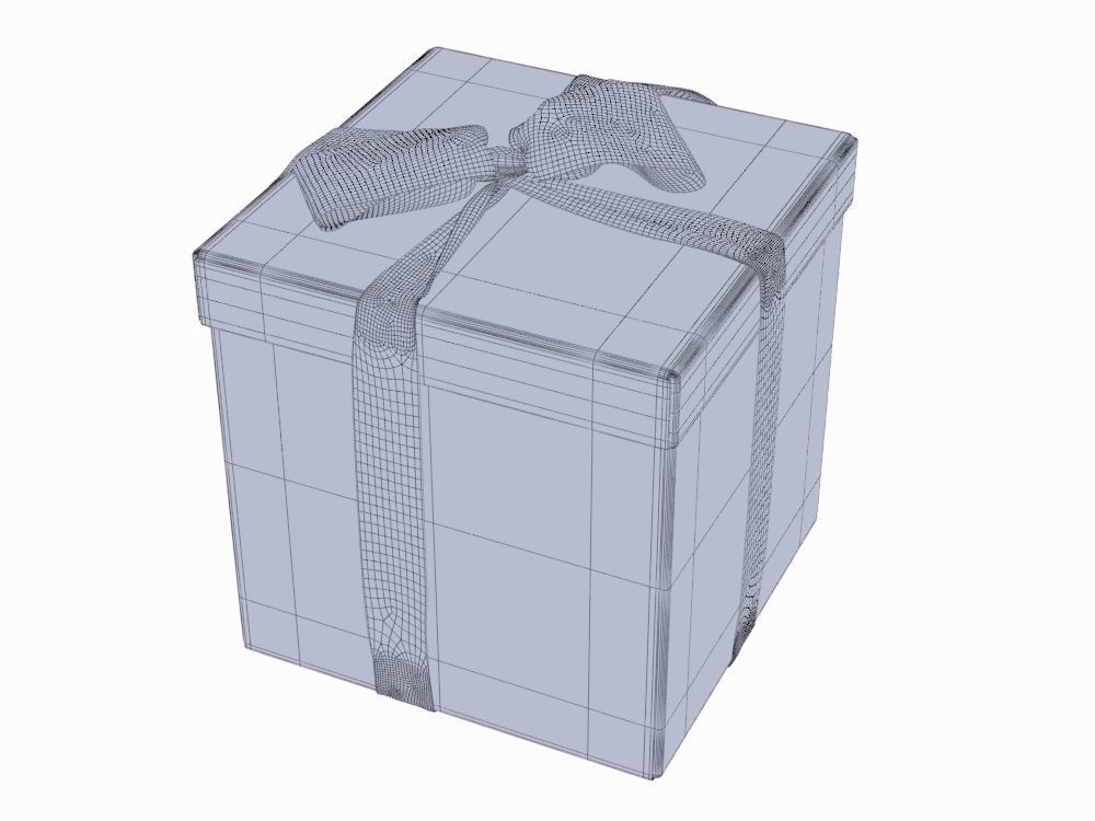Gift boxes with bows part 1 3D model_14