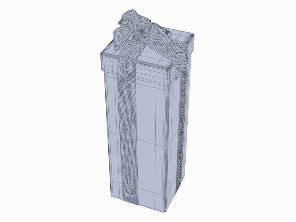 Gift boxes with bows part 1 3D model_6