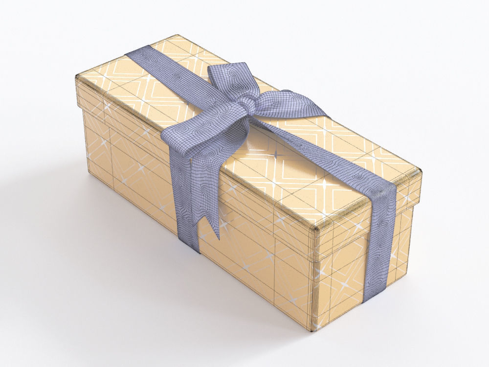 Gift boxes with bows part 1 3D model_23