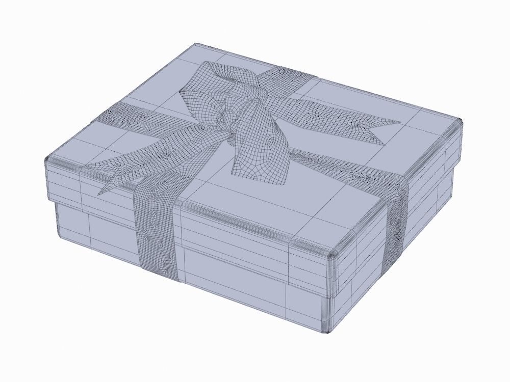 Gift boxes with bows part 1 3D model_17