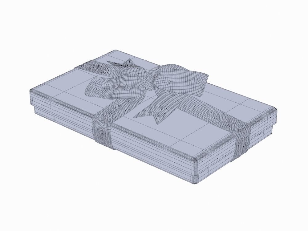 Gift boxes with bows part 1 3D model_20