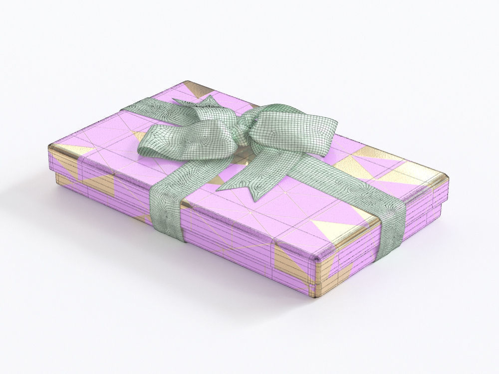 Gift boxes with bows part 1 3D model_21